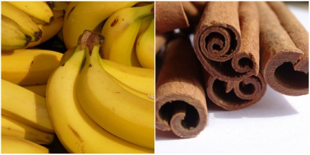 platano y canela